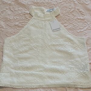 NWT Walter Baker Crochet Top
